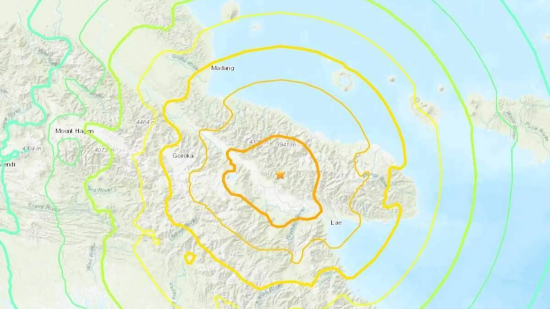 Sismo en Papua Nueva Guinea